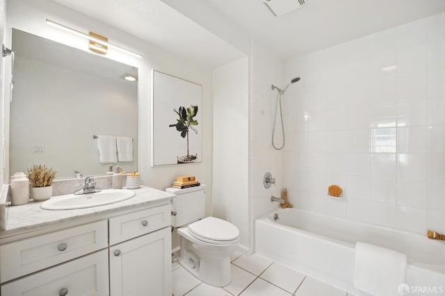323 29th St Unit C301, San Francisco, CA 94131 - full bathroom with tile patterned flooring, vanity, and shower / washtub combination