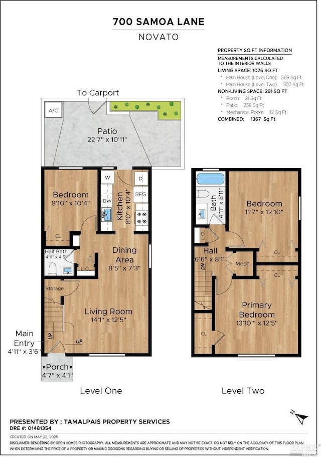700 Samoa Ln, Novato, CA 94947 - floor plan / room layout