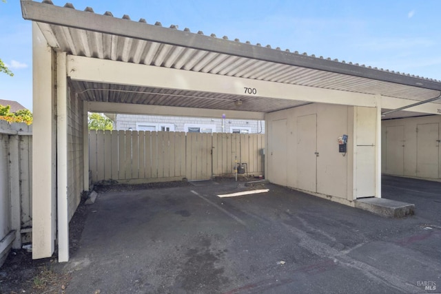 700 Samoa Ln, Novato, CA 94947 - covered parking lot with a shed