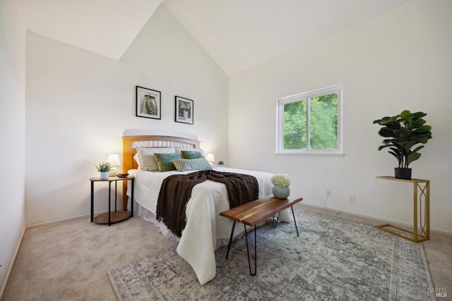 700 Samoa Ln, Novato, CA 94947 - carpeted bedroom with lofted ceiling and baseboards