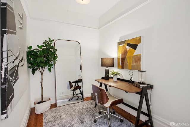 1483 Guerrero St, San Francisco, CA 94110 - office space featuring wood finished floors and baseboards