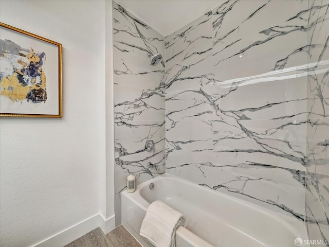 2790 19th Ave Unit 21, San Francisco, CA 94132 - full bath featuring wood finished floors and bathtub / shower combination