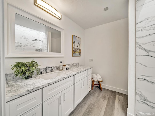 2790 19th Ave Unit 21, San Francisco, CA 94132 - bathroom with vanity and wood finished floors