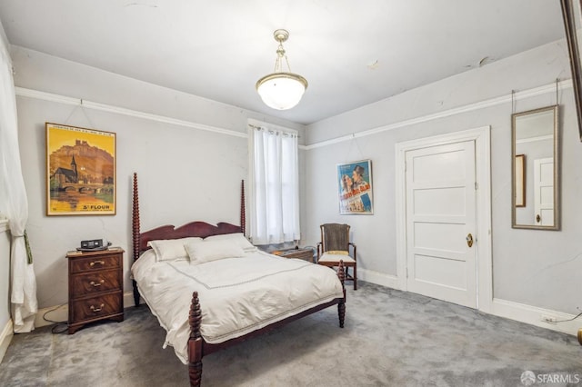 bedroom featuring carpet floors