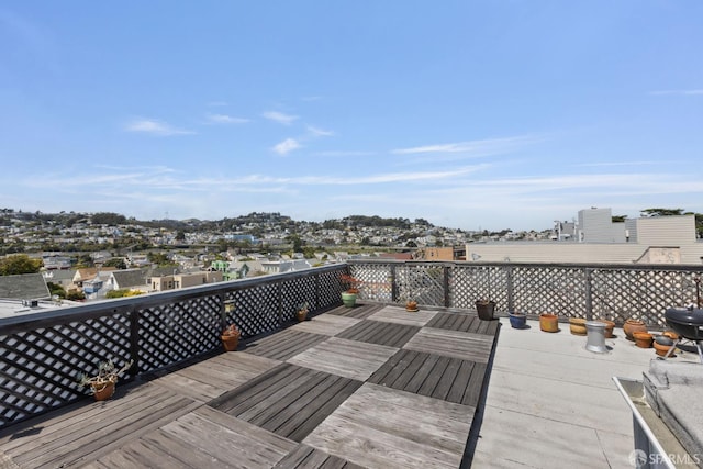 4471 Mission St Unit 2, San Francisco, CA 94112 - view of wooden terrace