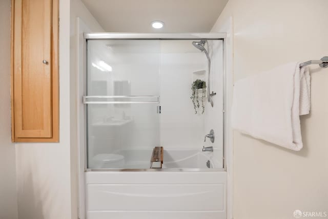 1488 El Camino Real Unit 212, South San Francisco, CA 94080 - bathroom with shower / bath combination with glass door