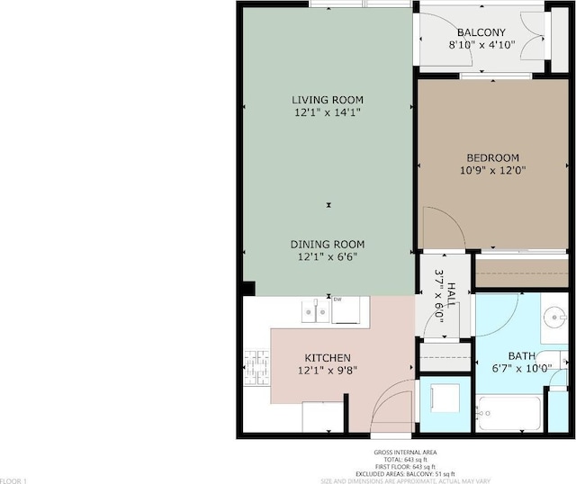 1488 El Camino Real Unit 212, South San Francisco, CA 94080 - view of home floor plan