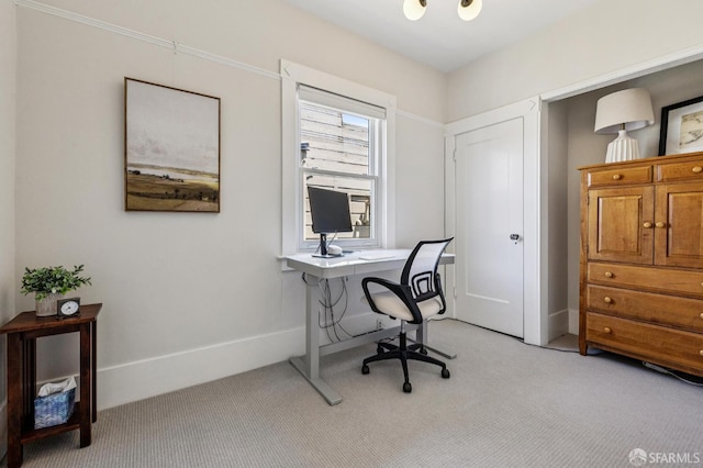 207 Eureka St, San Francisco, CA 94114 - office area with light colored carpet and baseboards