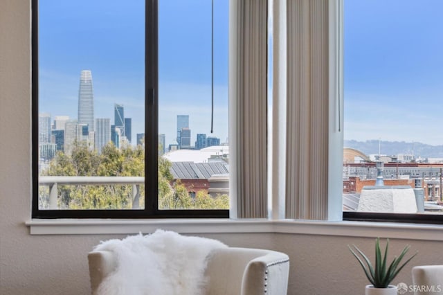 360 Guerrero St Unit 408, San Francisco, CA 94103 - living area featuring a city view