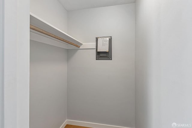 1734 Bay St Unit 103, San Francisco, CA 94123 - walk in closet featuring electric panel