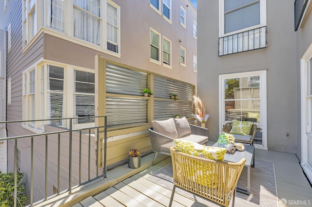 1734 Bay St Unit 103, San Francisco, CA 94123 - balcony featuring an outdoor hangout area