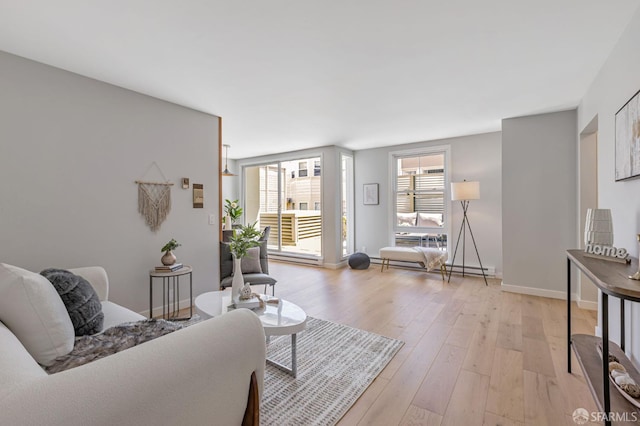 1734 Bay St Unit 103, San Francisco, CA 94123 - living area with light wood-type flooring and a baseboard radiator