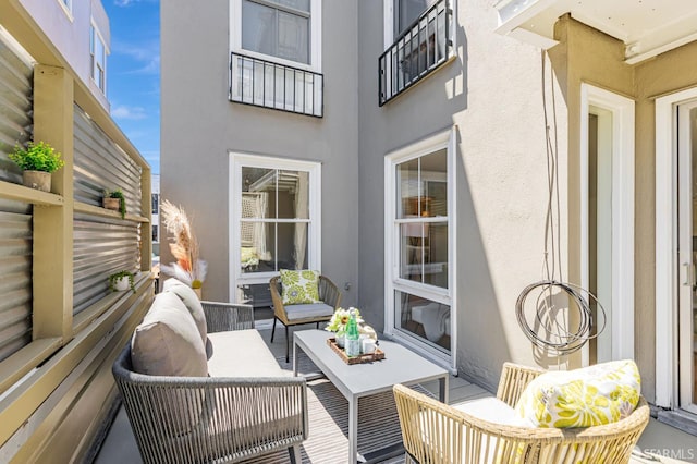 1734 Bay St Unit 103, San Francisco, CA 94123 - balcony featuring outdoor lounge area