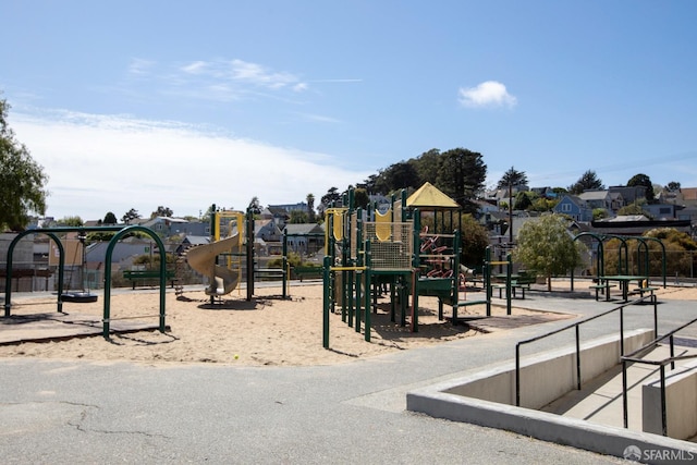 view of communal playground