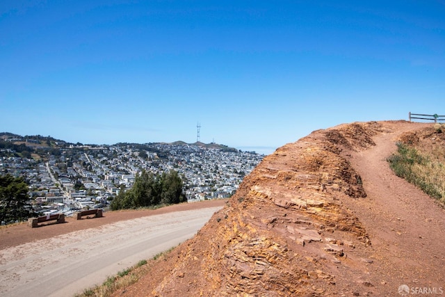 view of mountain feature