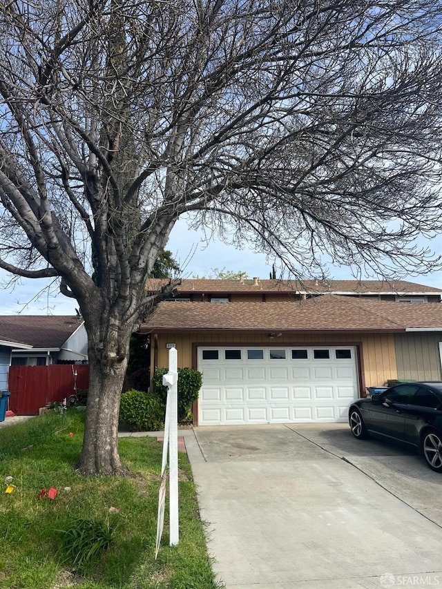 2113 Mandarin Way, Antioch, CA 94509 - ranch-style house with driveway, roof with shingles, fence, and an attached garage