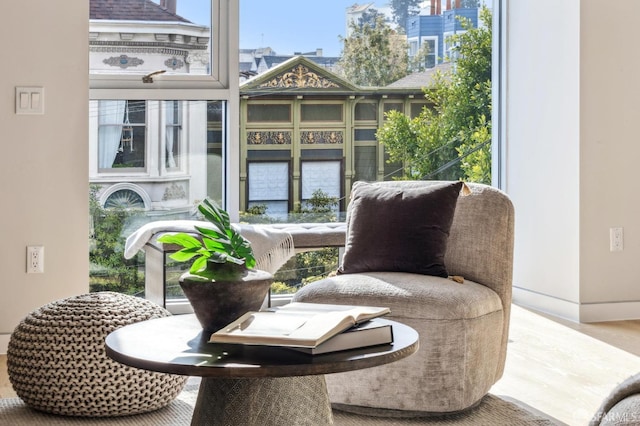 view of sitting room