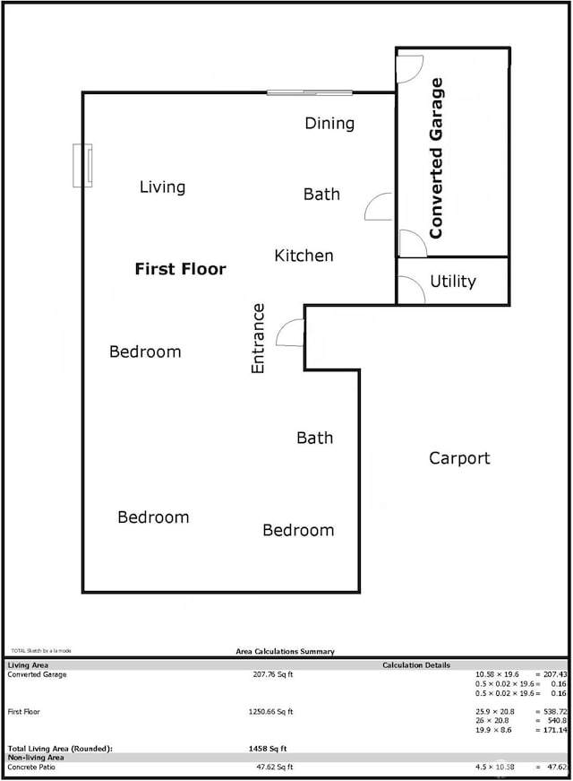 971 Lupin Way Lower, Lower, San Carlos, CA 94070 - home floor plan