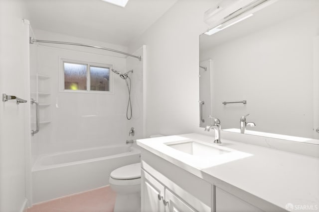 971 Lupin Way Lower, Lower, San Carlos, CA 94070 - full bathroom featuring toilet, vanity, and shower / washtub combination