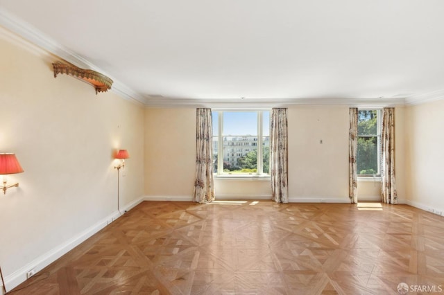 2000 Washington St Unit 4, San Francisco, CA 94109 - spare room featuring crown molding and baseboards