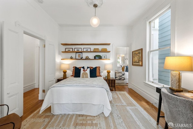 69 Pond St, San Francisco, CA 94114 - bedroom with wood finished floors and baseboards