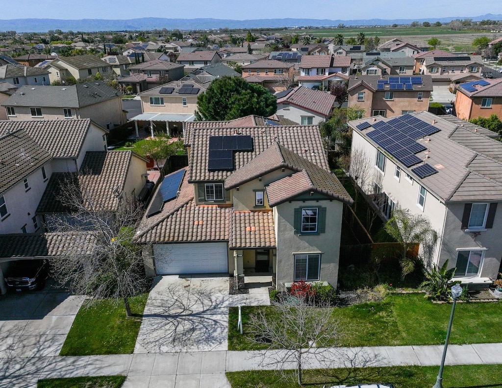 16259 Adobe Way, Lathrop, CA 95330 - drone / aerial view with a residential view