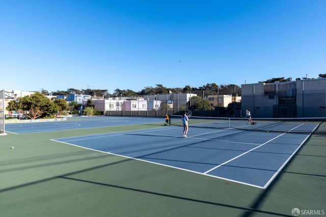 651 29th Ave, San Francisco, CA 94121 - view of tennis court with community basketball court