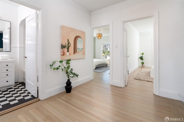 651 29th Ave, San Francisco, CA 94121 - hall with wood finished floors and baseboards