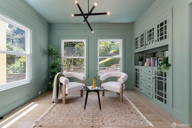 651 29th Ave, San Francisco, CA 94121 - sunroom featuring a chandelier