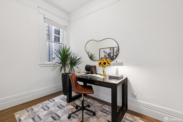 2427 Franklin St, San Francisco, CA 94123 - office space featuring wood finished floors and baseboards