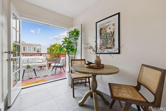 57 Theresa St, San Francisco, CA 94112 - dining space featuring tile patterned flooring