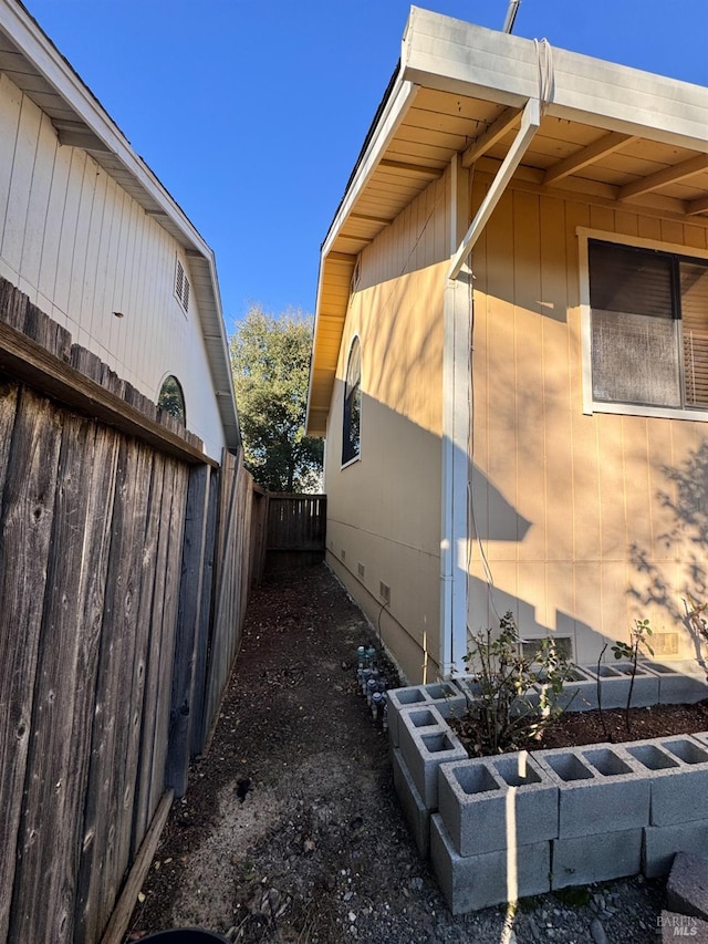 view of home's exterior