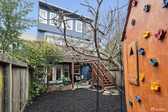 view of home's exterior featuring a patio area