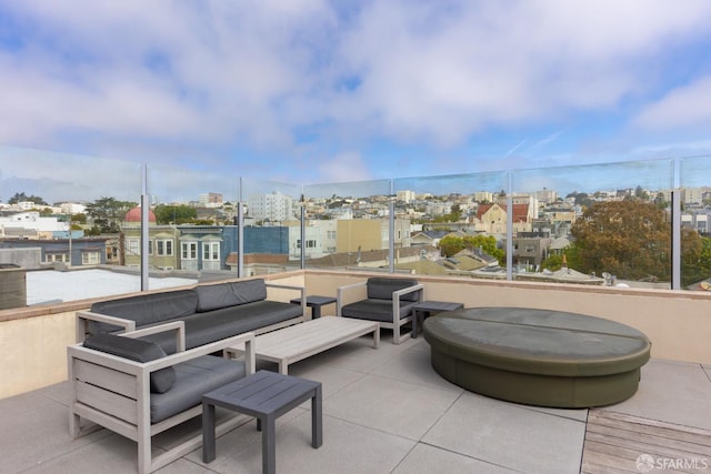 2655 Bush St Unit 119, San Francisco, CA 94115 - view of patio / terrace featuring an outdoor living space