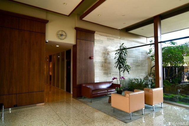 view of community lobby