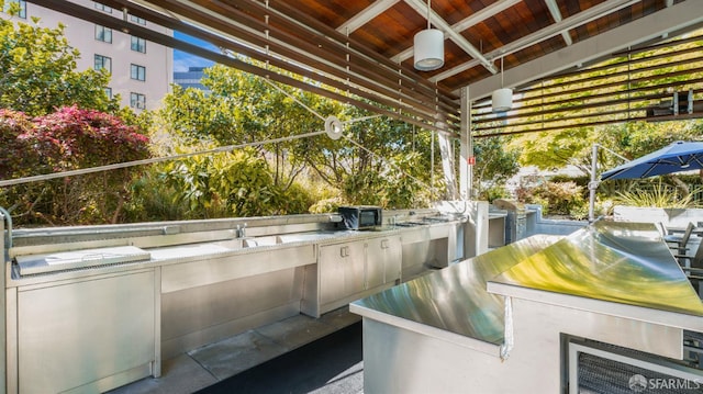 38 N Almaden Blvd Unit 1419, San Jose, CA 95110 - view of patio / terrace with area for grilling
