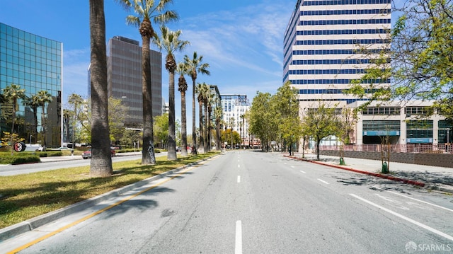 38 N Almaden Blvd Unit 1419, San Jose, CA 95110 - view of asphalt road with curbs and sidewalks