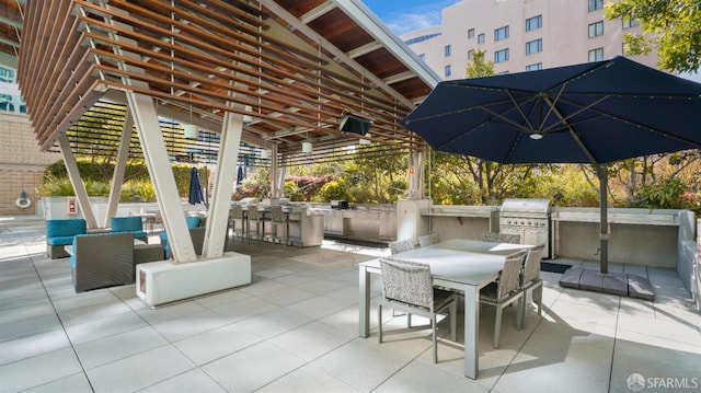 38 N Almaden Blvd Unit 1419, San Jose, CA 95110 - view of patio / terrace with outdoor dining space