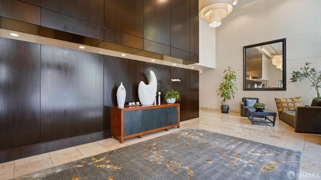 38 N Almaden Blvd Unit 1419, San Jose, CA 95110 - reception area featuring a towering ceiling