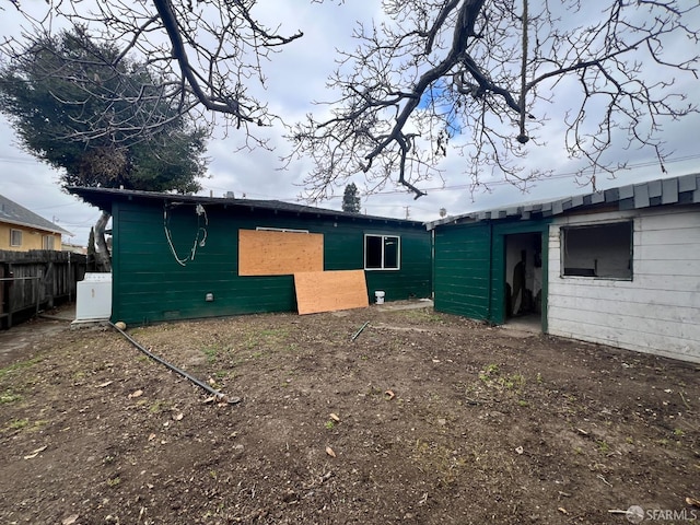 view of rear view of property