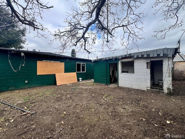 view of rear view of property