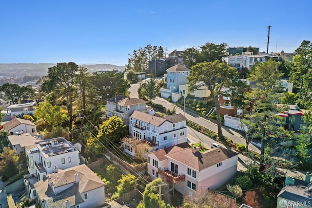 birds eye view of property featuring a residential view