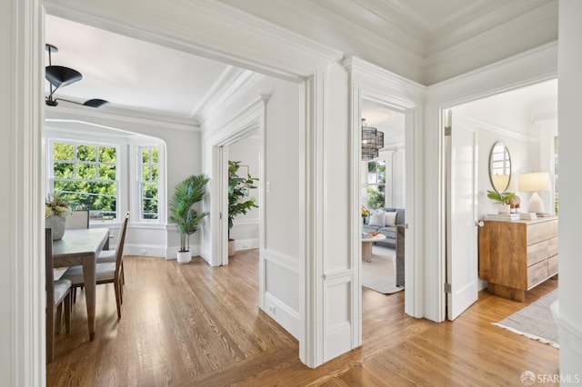1856 Franklin St Unit 4, San Francisco, CA 94109 - foyer with crown molding and light wood finished floors
