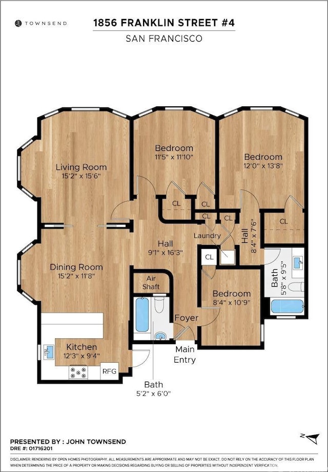 1856 Franklin St Unit 4, San Francisco, CA 94109 - property floor plan