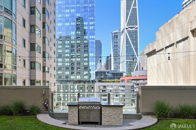 view of patio / terrace featuring area for grilling