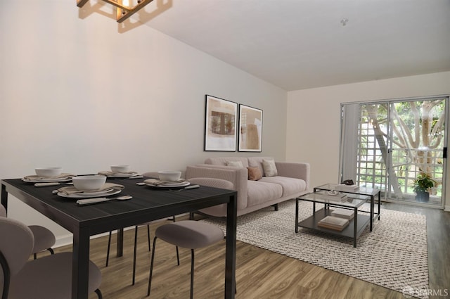 living room featuring wood finished floors