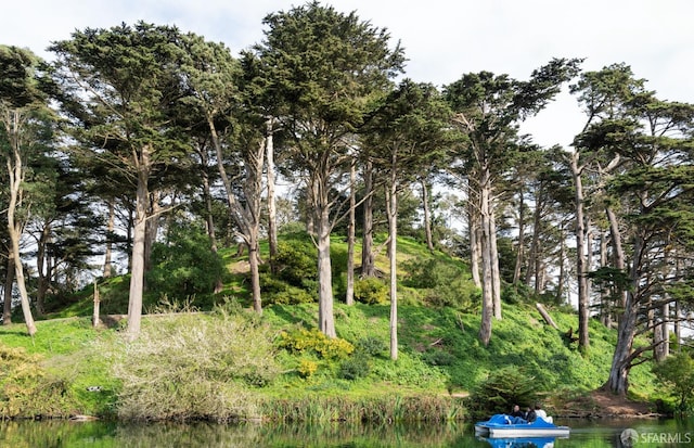 view of nature with a water view