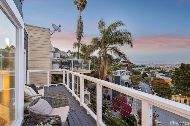 59 Mars St, San Francisco, CA 94114 - view of balcony at dusk