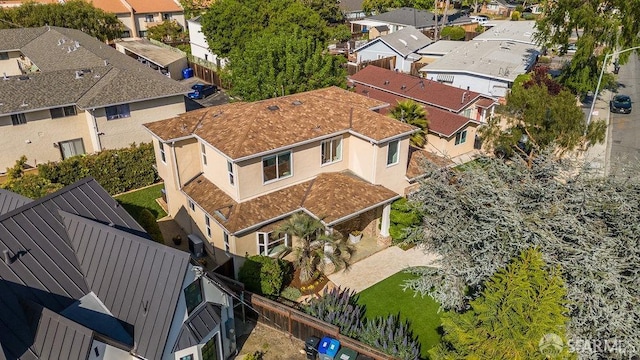 birds eye view of property featuring a residential view
