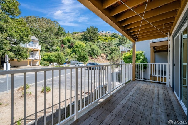 1021 San Luis Cir Unit 612, Daly City, CA 94014 - deck featuring view of scattered trees